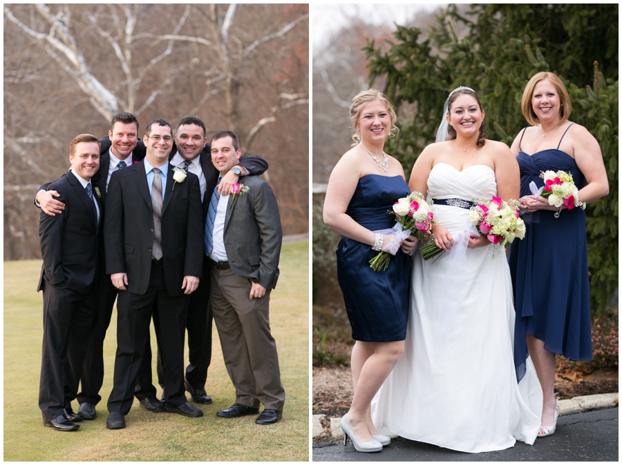 Hunt Valley Wedding Party - Winter Wedding Photography