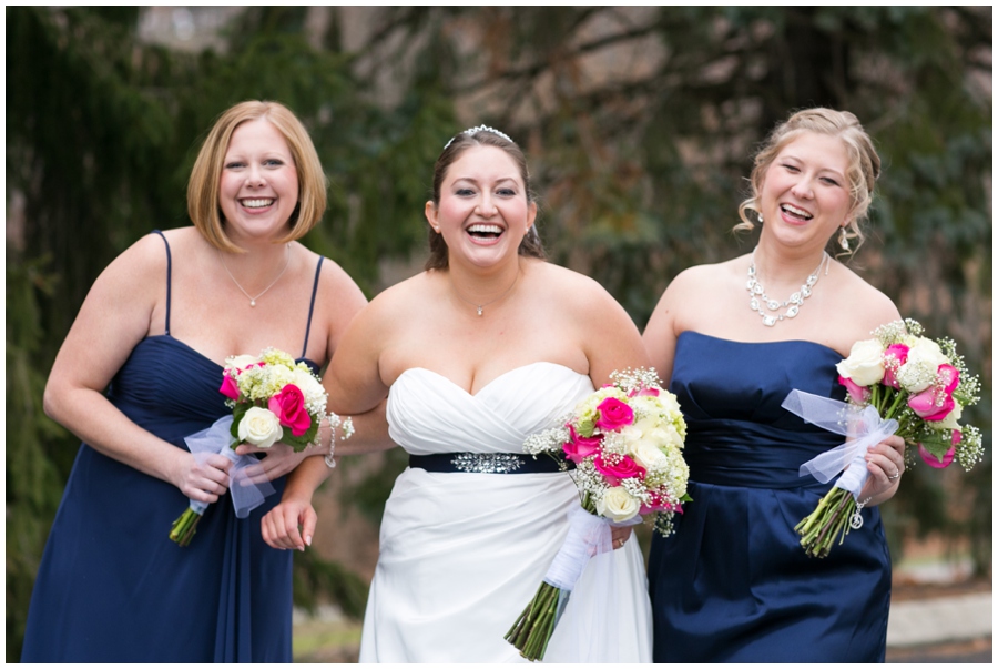 Hunt Valley Wedding Party - Winter Wedding Photography