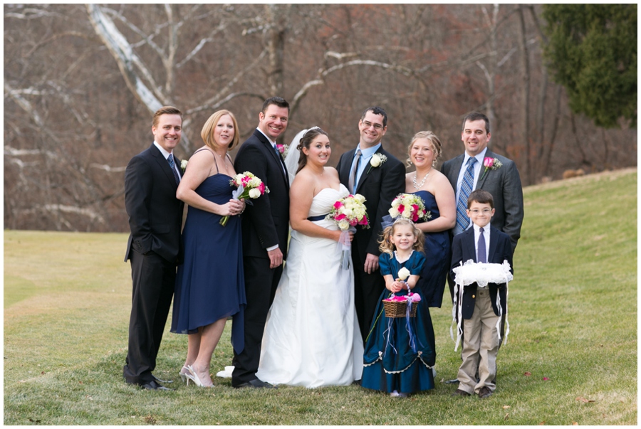 Hunt Valley Wedding Party - Winter Wedding Photography