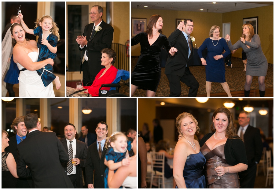 Hunt Valley Golf Club Wedding Reception - Winter Wedding Photography