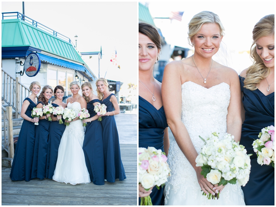 Annapolis Marriott Dock - Pussers Wedding Party Photo