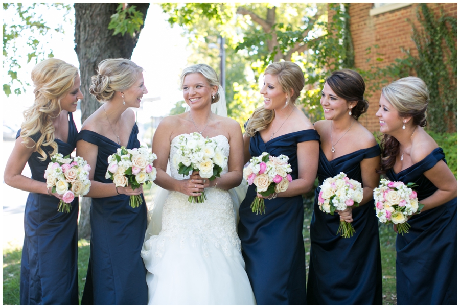 Annapolis Marriott Wedding Photographer - Annapolis Bridal Party Photo