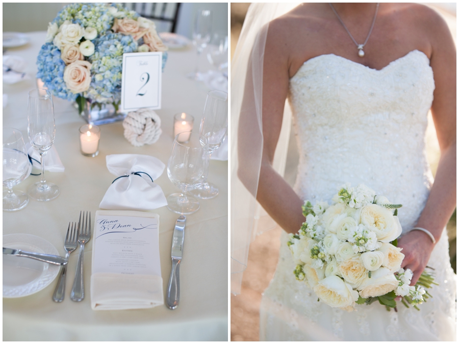 Chesapeake Bay Beach Club Military Wedding Photographer - Crimson and Clover Floral Designs