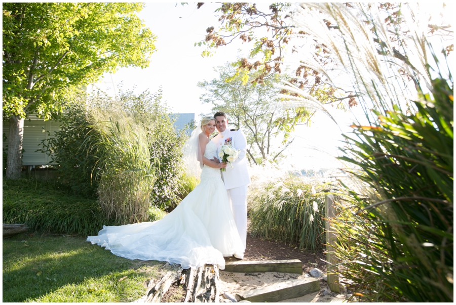 Chesapeake Bay Beach Club Military Wedding Photographer - Waterfront Wedding venue