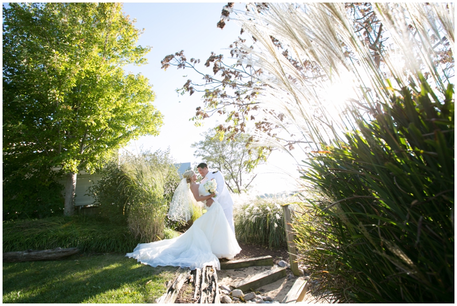 Chesapeake Bay Beach Club Military Wedding Photographer - Waterfront Wedding venue