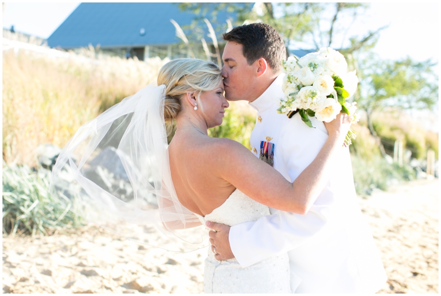 Chesapeake Bay Beach Club Military Wedding Photographer - Crimson and Clover Floral Designs