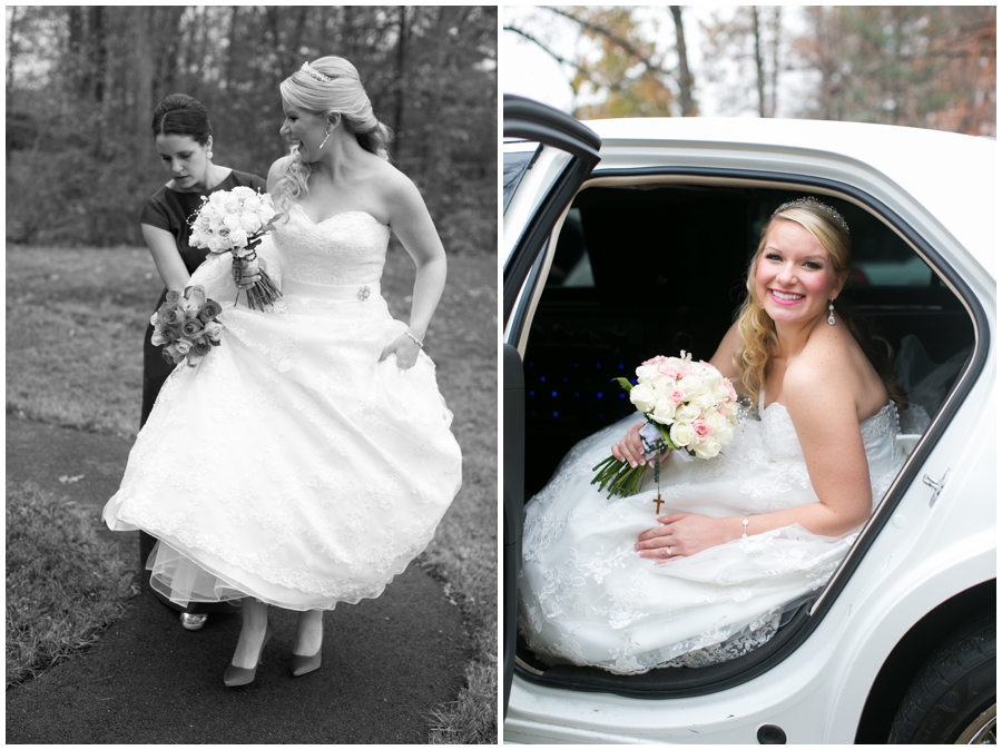 St Marys Annapolis Wedding - Getting Ready photograph - limo