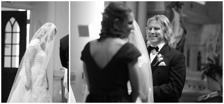 St Mary's Parish Annapolis Wedding Ceremony Photographer