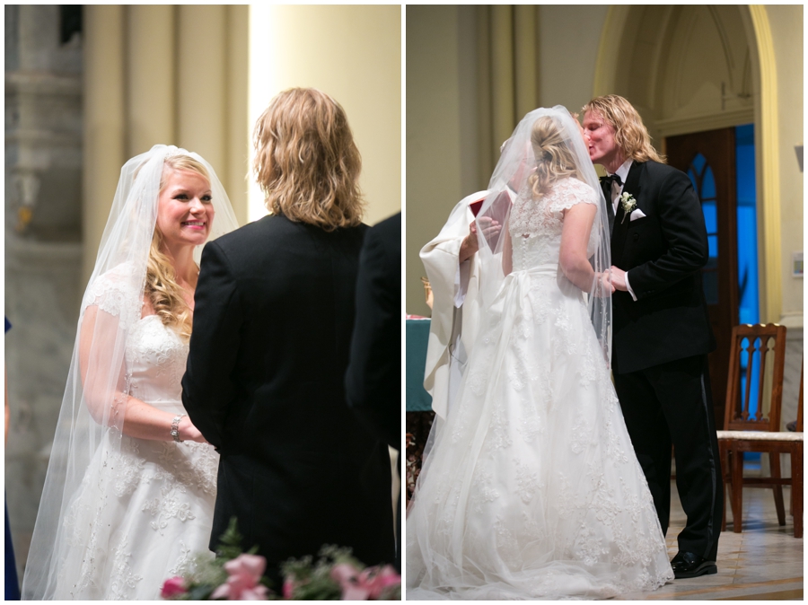 St Mary's Parish Annapolis Wedding Ceremony Photographer