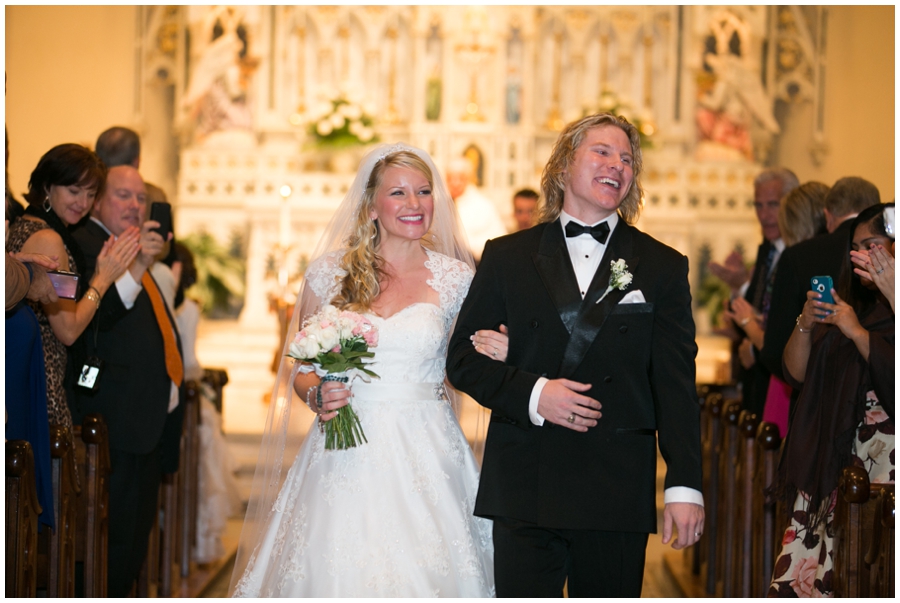 St Mary's Parish Annapolis Wedding Ceremony Photographer