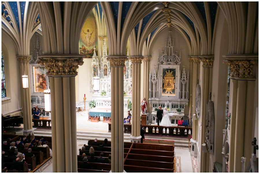 St Mary's Parish Annapolis Wedding Photographer - Bride and groom