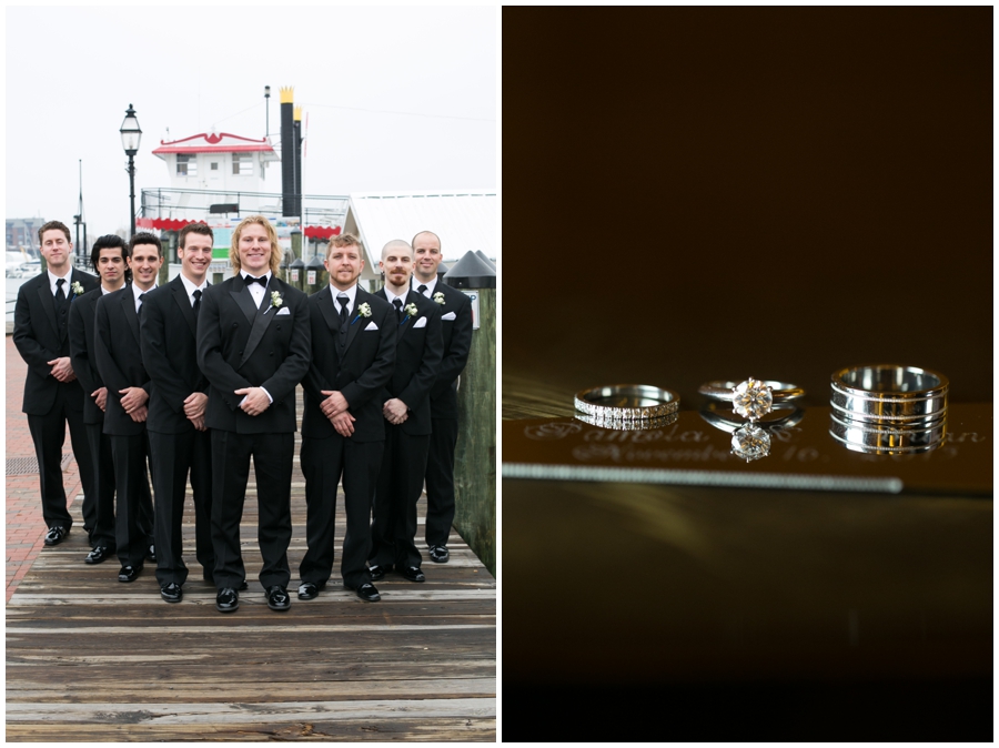 Sheraton Annapolis Winter Wedding Party Photograph