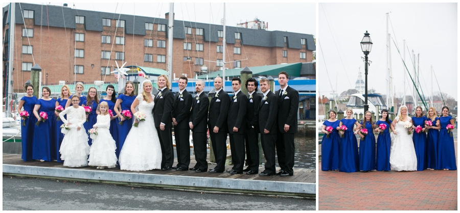 City Dock Annapolis Winter Wedding Photography