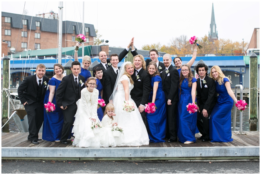 City Dock Annapolis Winter Wedding Photography