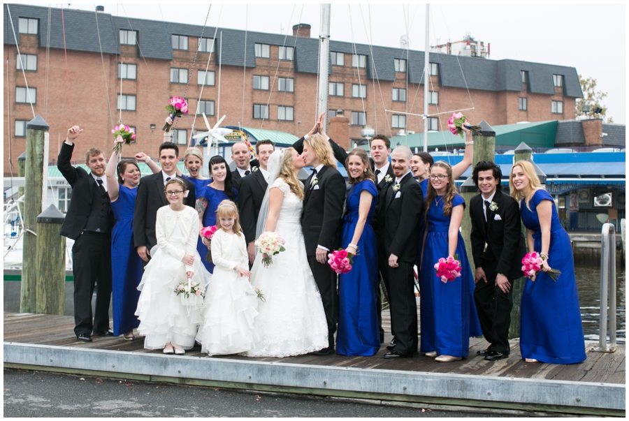 City Dock Annapolis Winter Wedding Photography