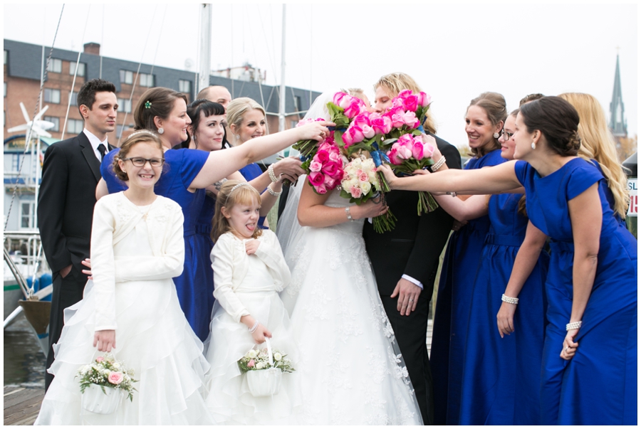 City Dock Annapolis Winter Wedding Photography