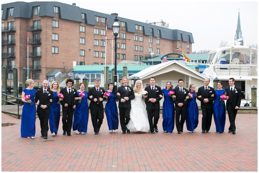 City Dock Annapolis Winter Wedding Photography