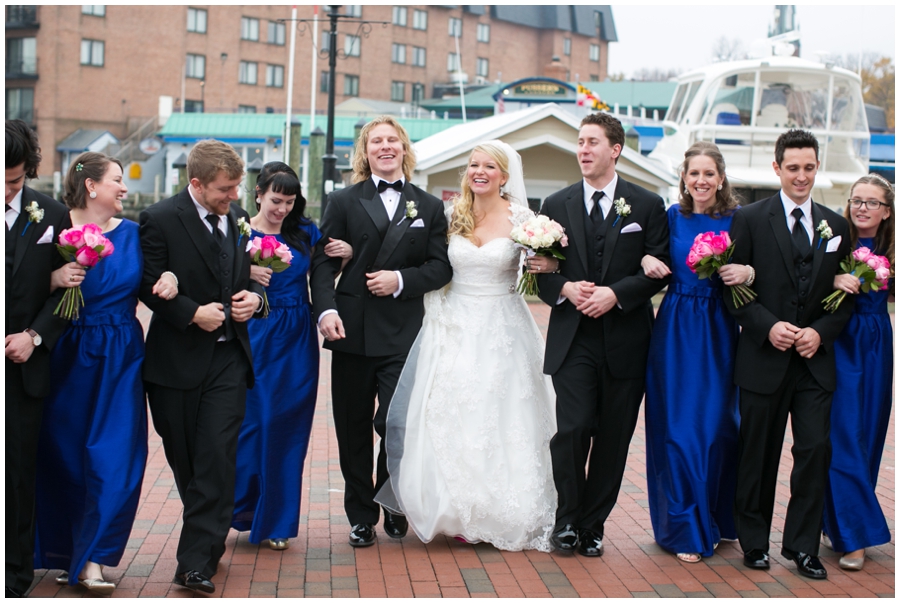 City Dock Annapolis Winter Wedding Photography