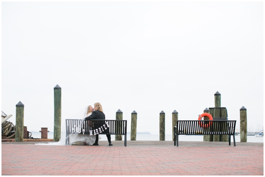 City Dock Annapolis Wedding Photographer - waterfront wedding photography