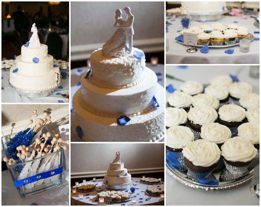 Sheraton Annapolis Winter Wedding Photographer - blue wedding details