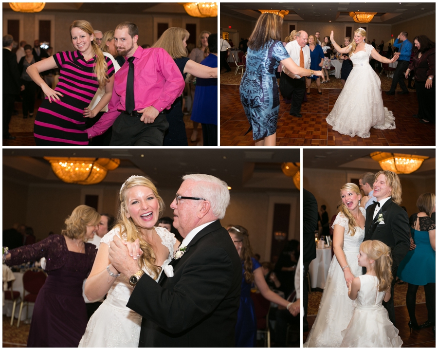 Sheraton Annapolis Winter Wedding Reception - Indoor Reception