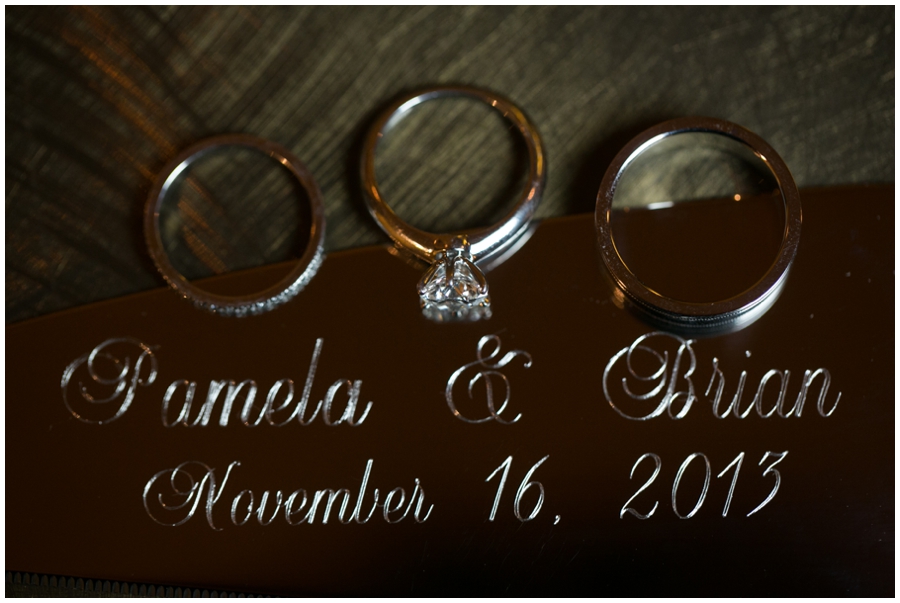 Sheraton Annapolis Winter Wedding Rings - ring detail photograph