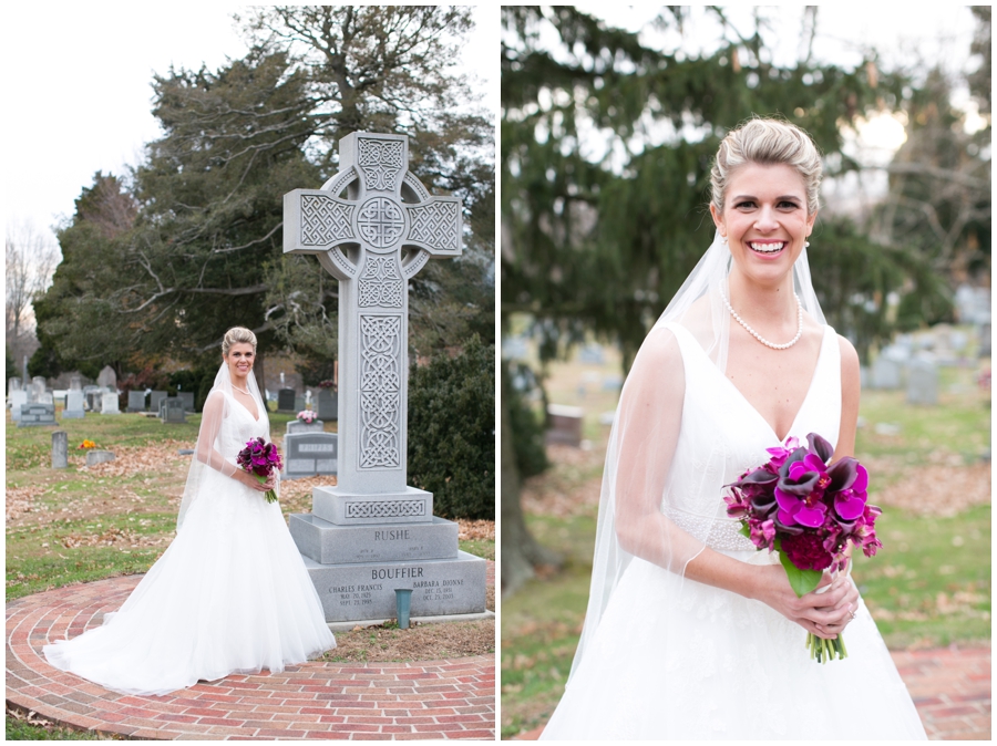 Lothian Wedding Bridal Portrait - St James Parish Wedding Photographer