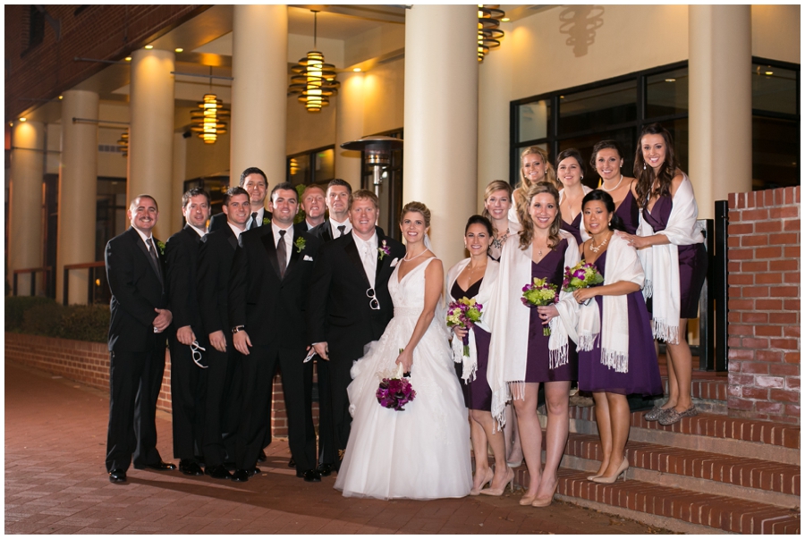 Loews Annapolis Winter Wedding Party - Downtown Annapolis Wedding Photographer