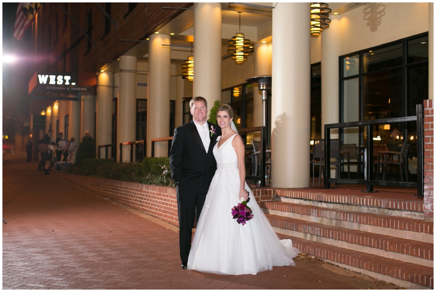 Loews Annapolis Winter Love Portrait  - Downtown Annapolis Wedding Photographer