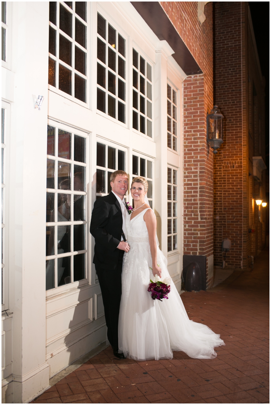 Loews Annapolis Winter Wedding Portrait  - Downtown Annapolis Wedding Photographer