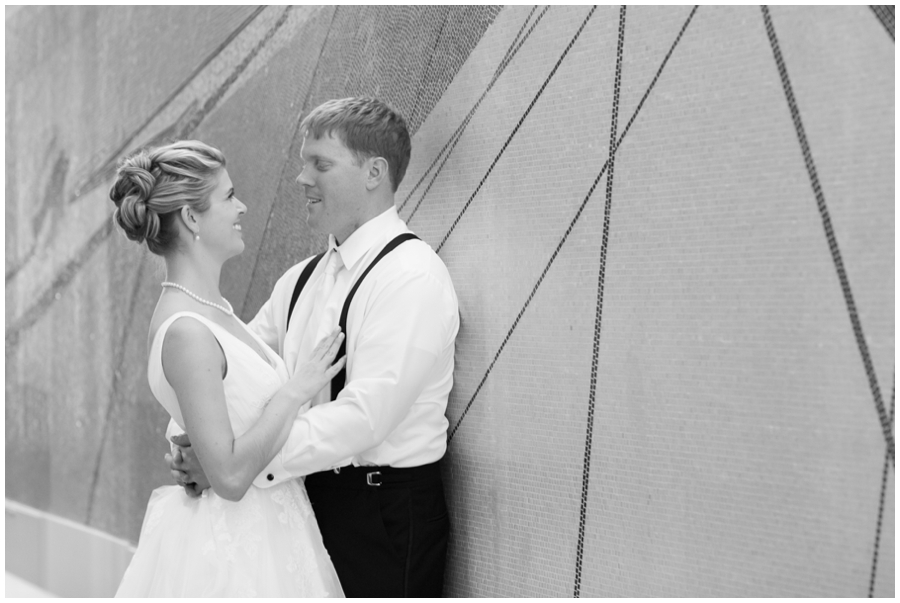 Loews Annapolis Winter Wedding Couple  - Downtown Annapolis Love Photographer