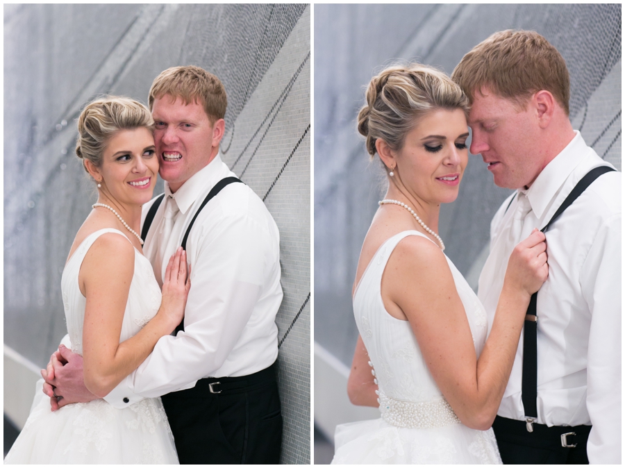 Loews Annapolis Winter Wedding Couple  - Downtown Annapolis Love Photographer