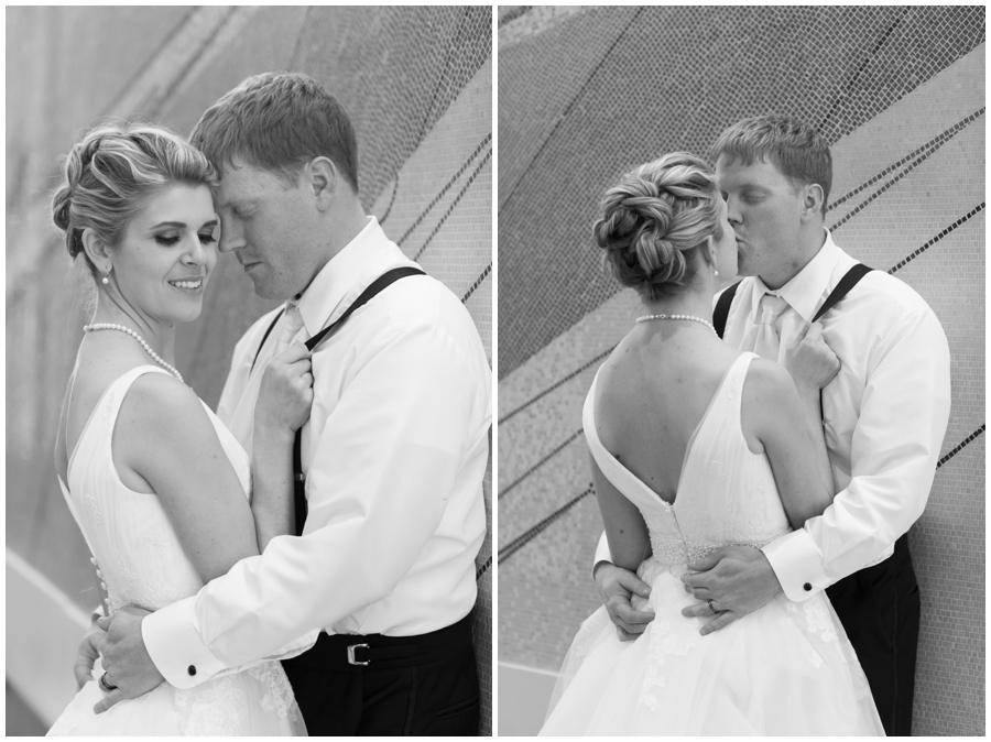 Loews Annapolis Winter Wedding Couple  - Downtown Annapolis Love Photographer