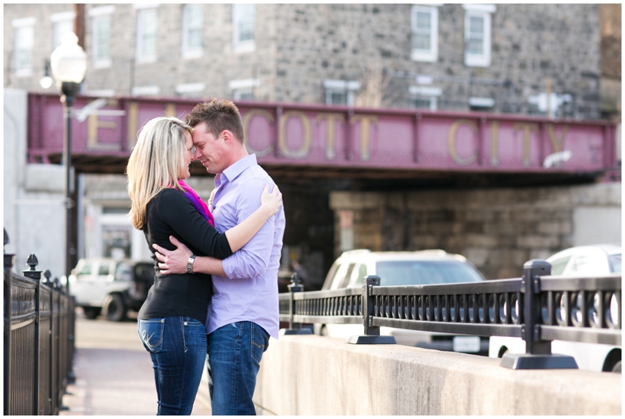 Ellicott City Engagement Photography -Train Engagement Photographs