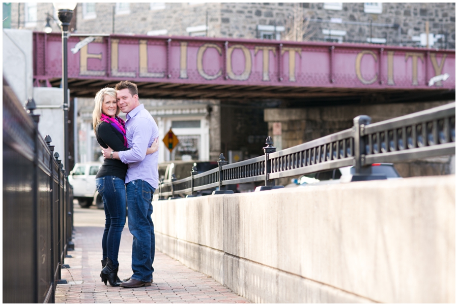 Ellicott City Engagement Photography -Train Engagement Photographs