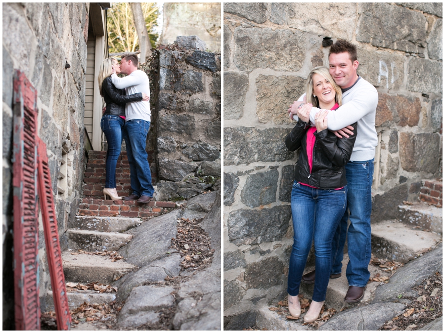 Ellicott City Engagement Photographer - Red Shutter - Love Portraits