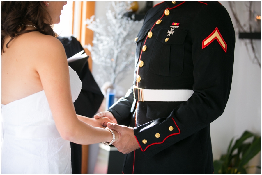 Annapolis Military Elopement Photographer - Annapolis Wedding Chapel