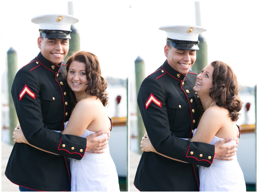 Annapolis City Dock Elopement - Winter Elopement Photographer