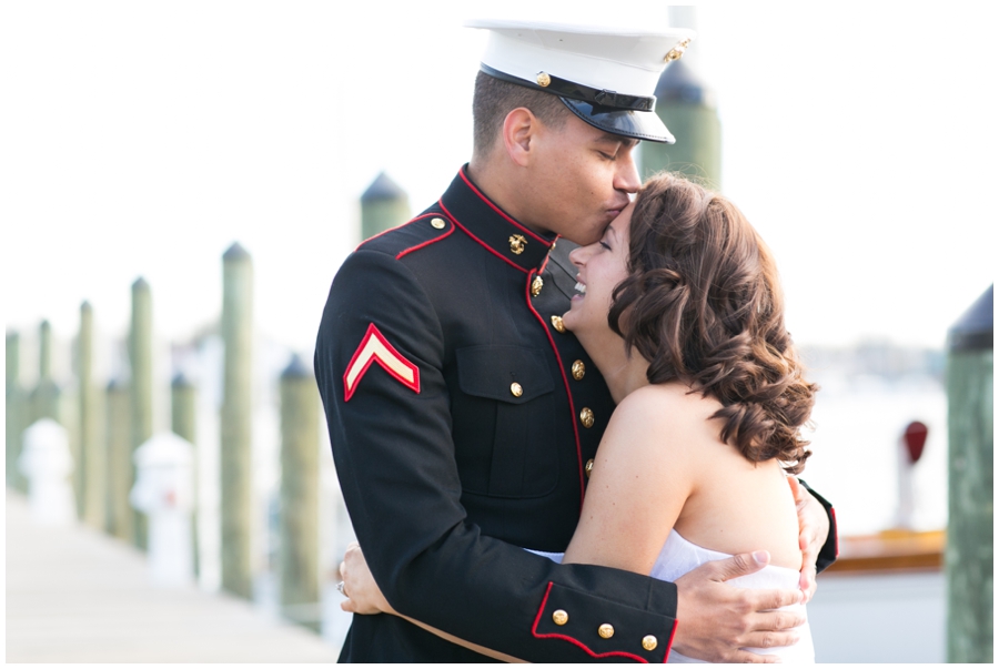 Annapolis City Dock Elopement - Winter Elopement Photographer