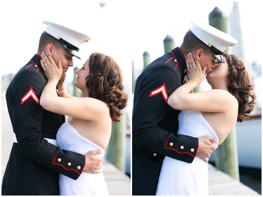 Annapolis City Dock Elopement - Winter Elopement Photographer