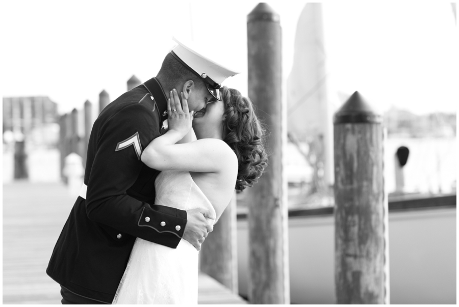 Annapolis City Dock Elopement - Winter Love Photographer