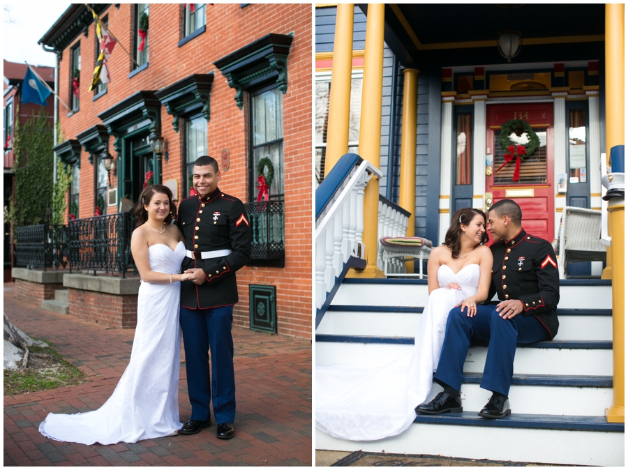 Gibson's Lodging of Annapolis Elopement Photographer - Winter Love Portrait