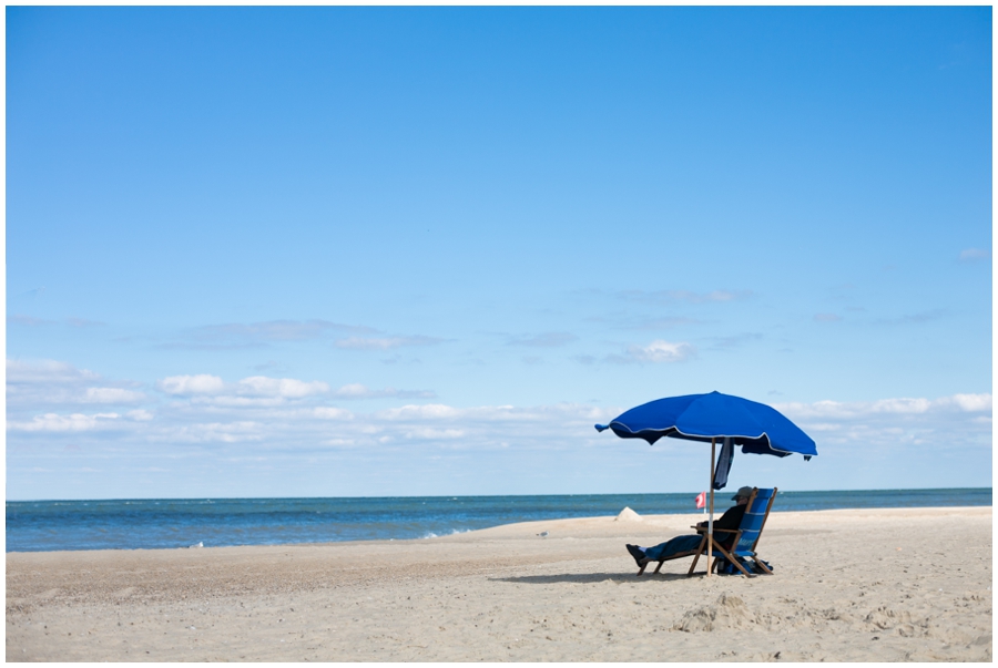 Traveling Beach Photographer - Rehobeth beach weekend  - Blue Beach Umbrella