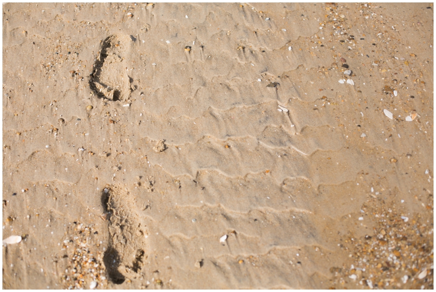 Traveling Beach Photographer - Rehobeth Beach Footprints