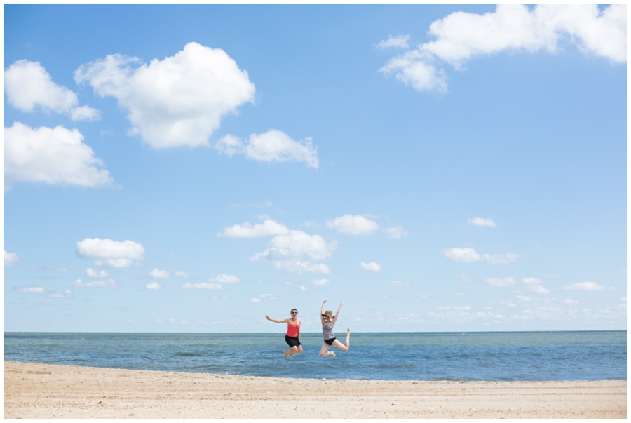 Rehobeth Beach Photographs - Beach Jumping Portrait