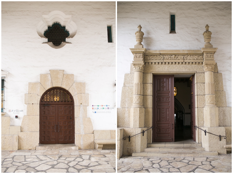 Santa Barbara Courthouse Wedding Ceremony - Destination Photographer