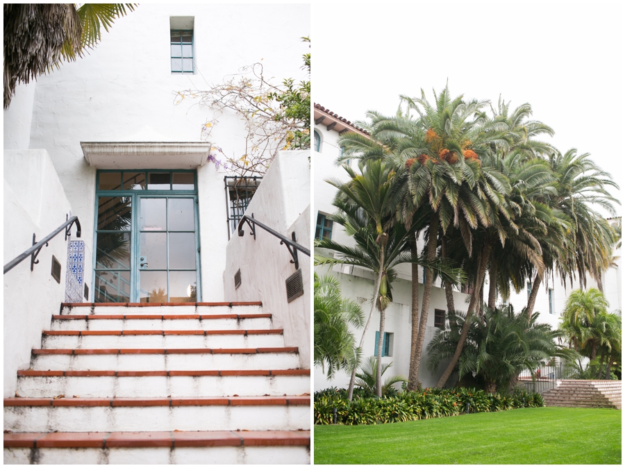 Santa Barbara Teal Courthouse Door - Traveling Wedding Photographer