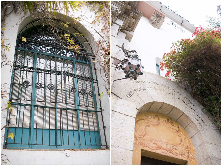 Santa Barbara Teal Courthouse Window - Traveling Wedding Photographer