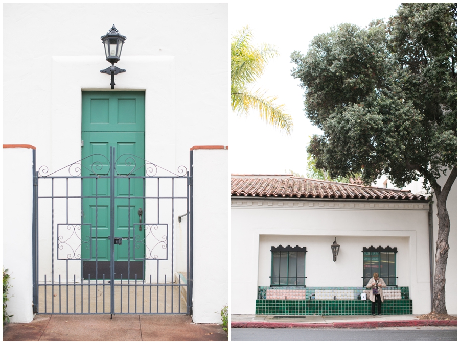 Teal Door - Santa Barbara Street Photographs - Traveling Elopement Photographer