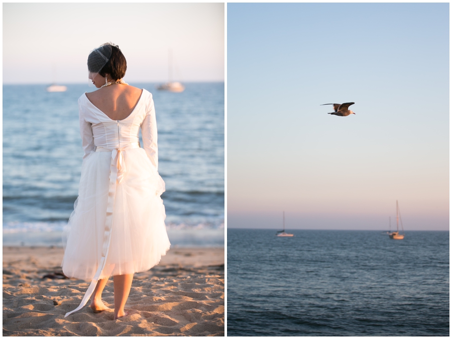 Santa Barbara Sunset Portrait - Katie Wondolowski Bridal